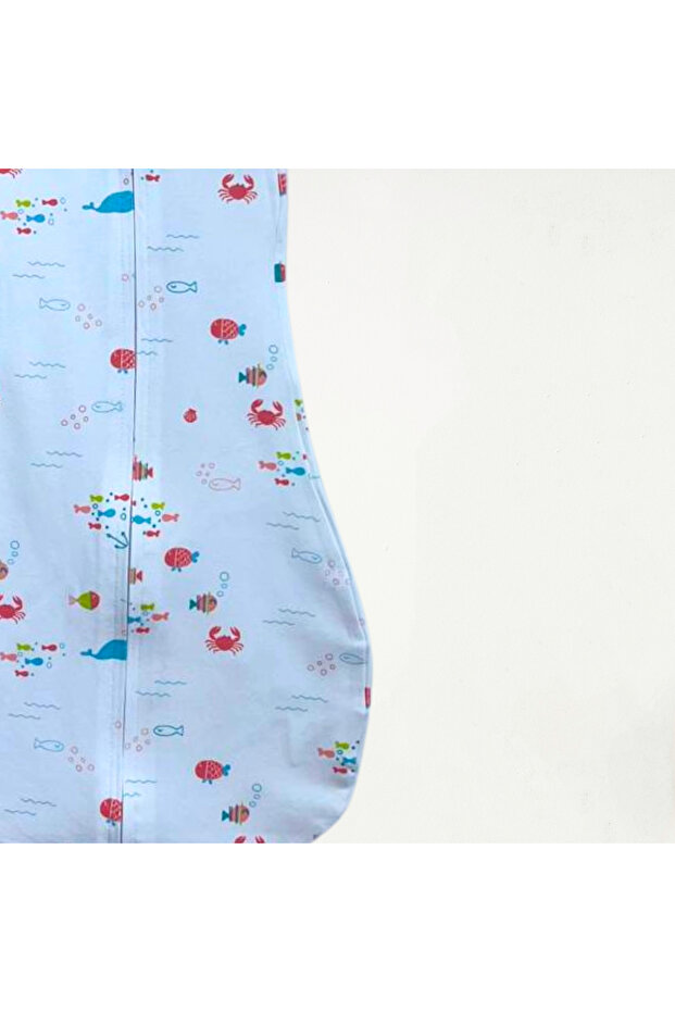 Zippered Patterned Swaddle - 2