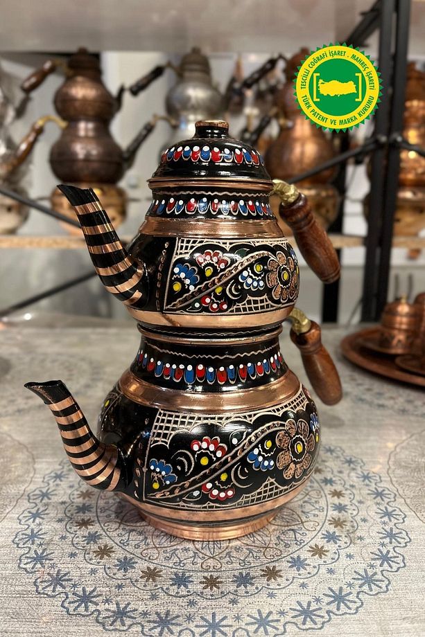 BAKIR MİNE İŞLEME BÜYÜK ÇAYDANLIK - 2