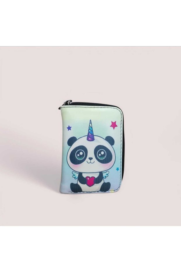 Pandacorn Patterned Children's Wallet