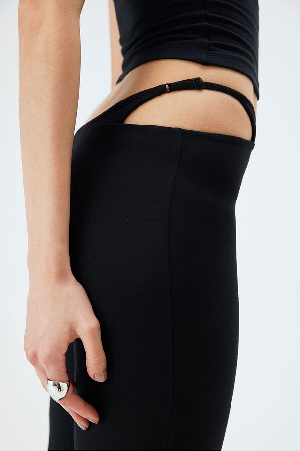Poly Pantolon - Siyah - 5