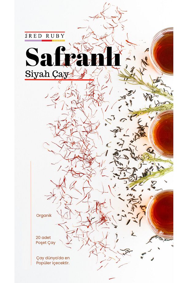 Organik Safranlı Siyah Poşet Çay 30 Gr - 3