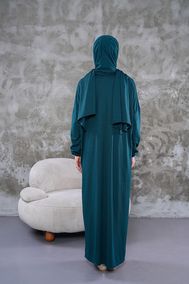 Şal Model Tek Parça Namaz Elbisesi - 5