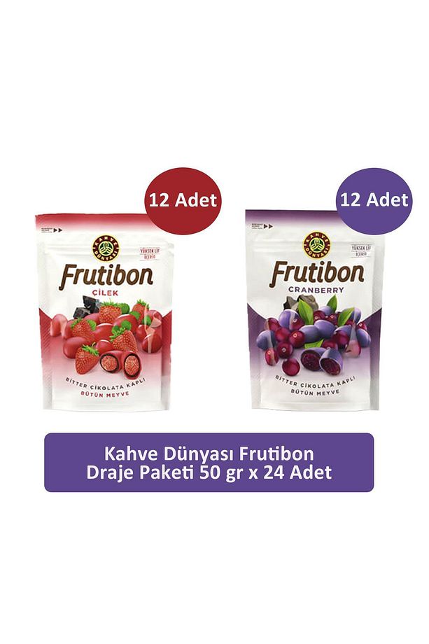 Kahve Dünyası Frutibon Draje Paketi 50 GR x 24 Adet - 1
