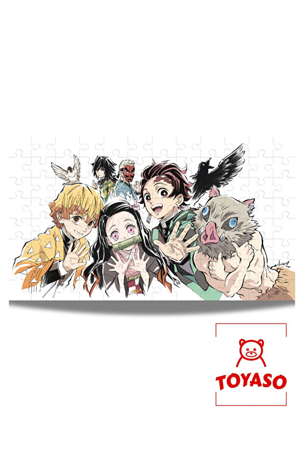 Demon Slayer Demon Cuts Characters Anime 99 Piece Puzzle