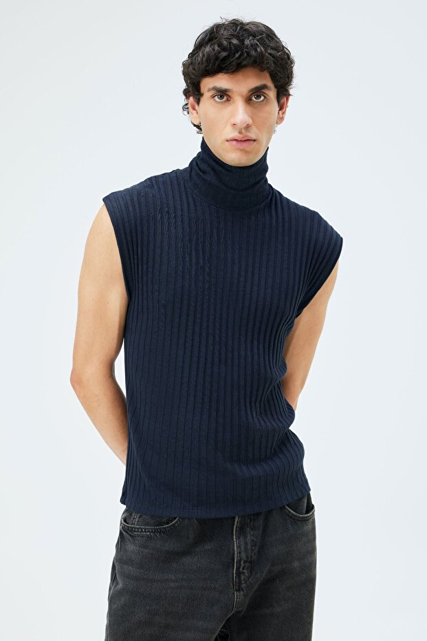 Leonardo Boğazlı Atlet - Lacivert - 3