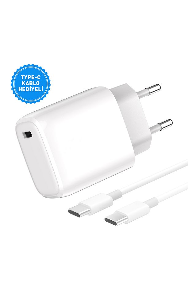 Smarty Pd 25 W Type-c To Type-c Kablolu Şarj Adaptörü / Xiaomi - Samsung - Iphone 15/16 Ile Uyumlu - 1