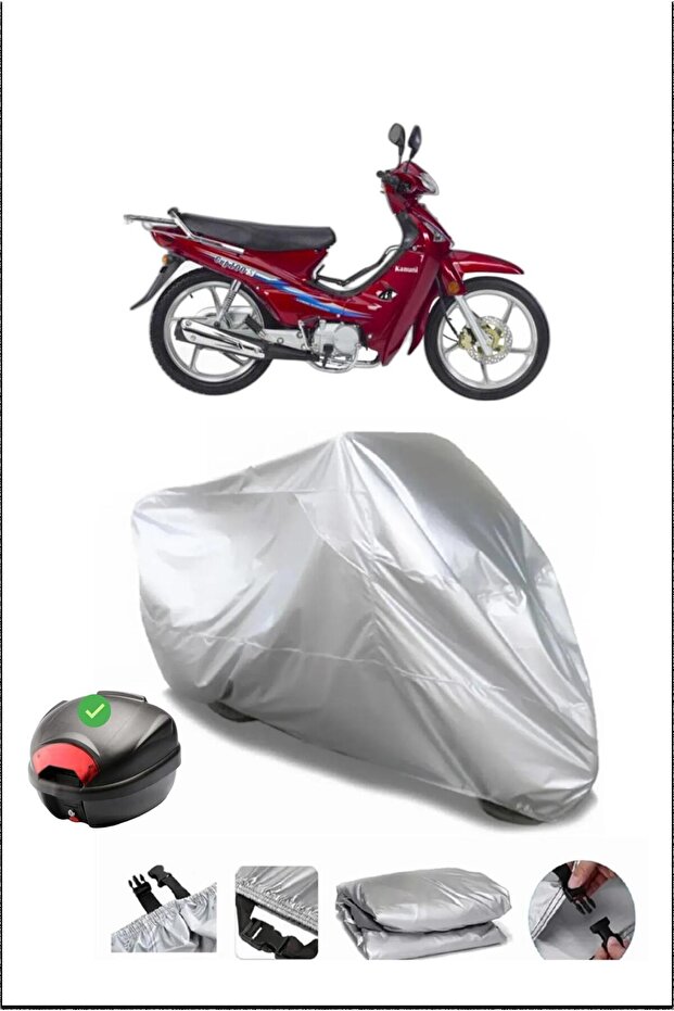 Kanuni Cup100 Backpack Compatible Gray Waterproof Canvas (Motorcycle) - 1
