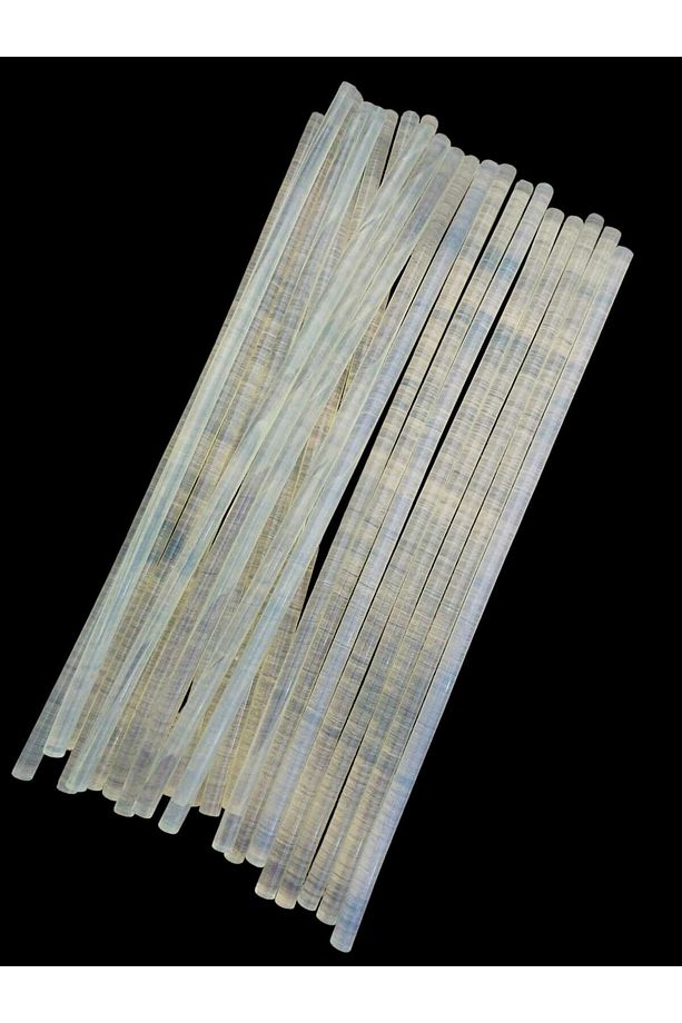 20 Adet Kalın 11 mm Çubuk - Mum Silikon – Profesyonel ve Dayanıklı Silikon Tabancası Uyumlu - 1