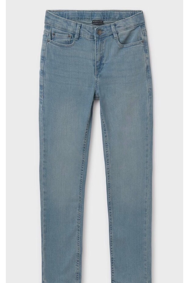 بنطال جينز مستقيم أساسي للأولاد - 2