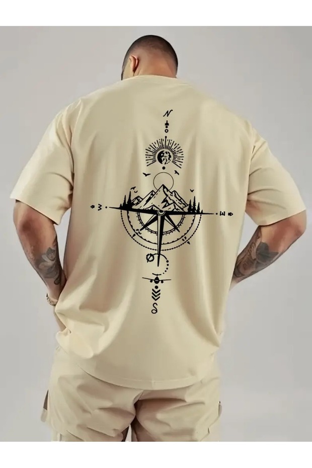 Men's Crew Neck Printed T-Shirt