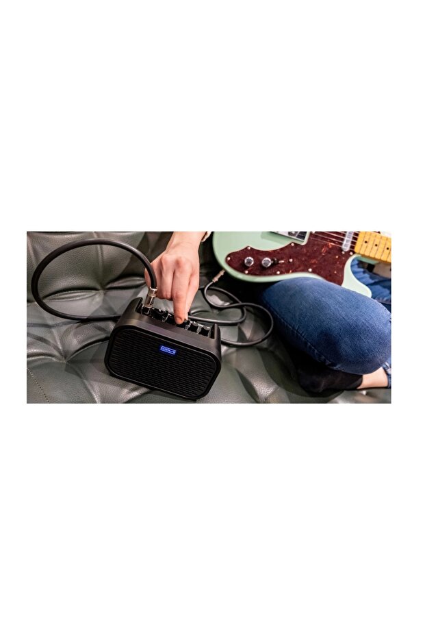 NOVA-MINI-BK Siyah Şarjlı Bluetooth Masaüstü Gitar Amfisi - 5