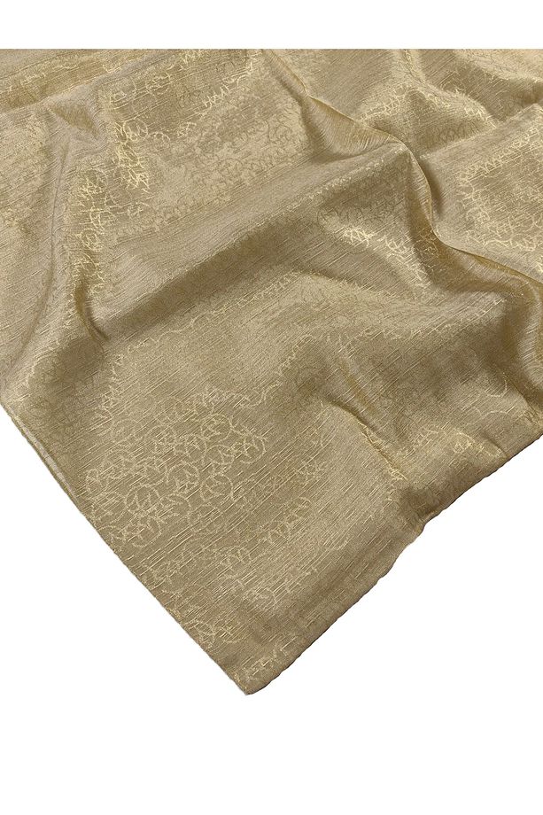 Mısırlı Eşarpları Parıltılı Elegance Monogram Prenses Şal - 1
