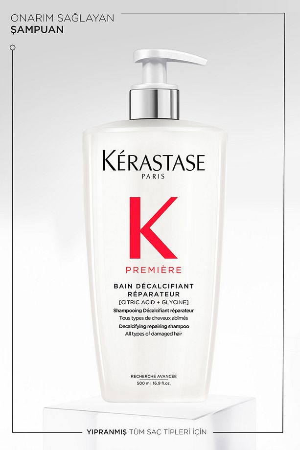 Première Bain Decalcifiant Reparateur Yıpranmış Saçlar Için Onarım Sağlayan Şampuan 500ml - 3