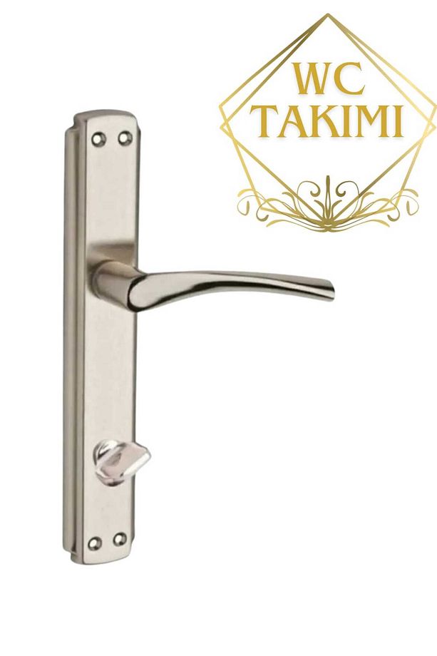 Kapı Kolu Bravo Nikel Saten Wc-Banyo Sağ Yön - 1