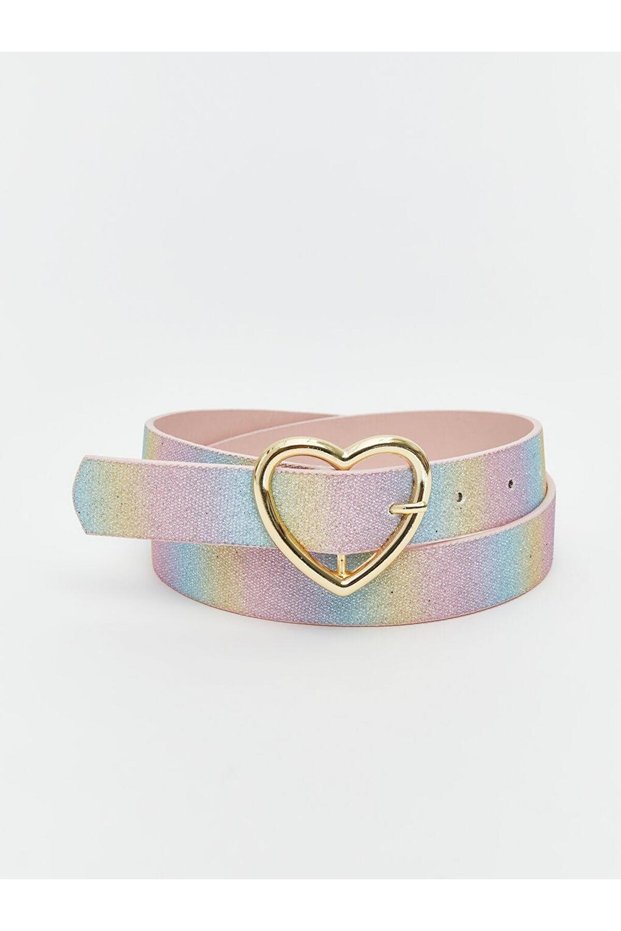Lcw Accessories Girls' Belt with Heart Buckle