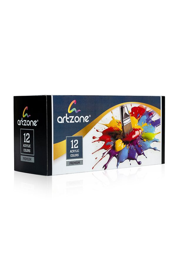 Akrilik Boya Seti 12 Renk x 60ml. Fırça ve Palet Hediyeli - 8