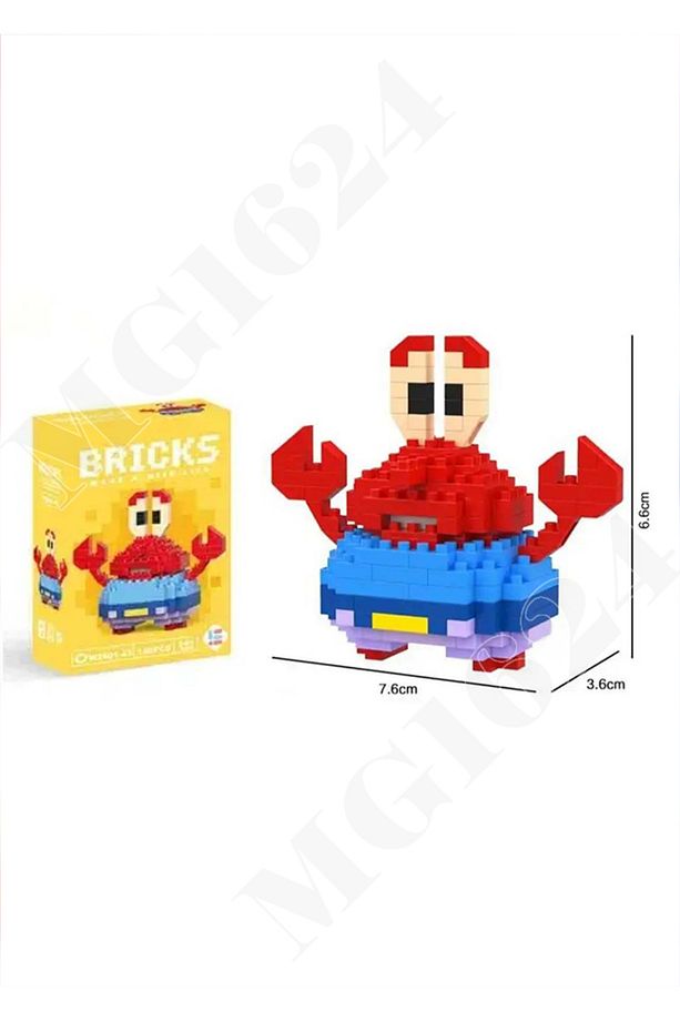 Sünger Bob Arkadaşı Bay Yengeç 3d Yapboz Puzzle - 3