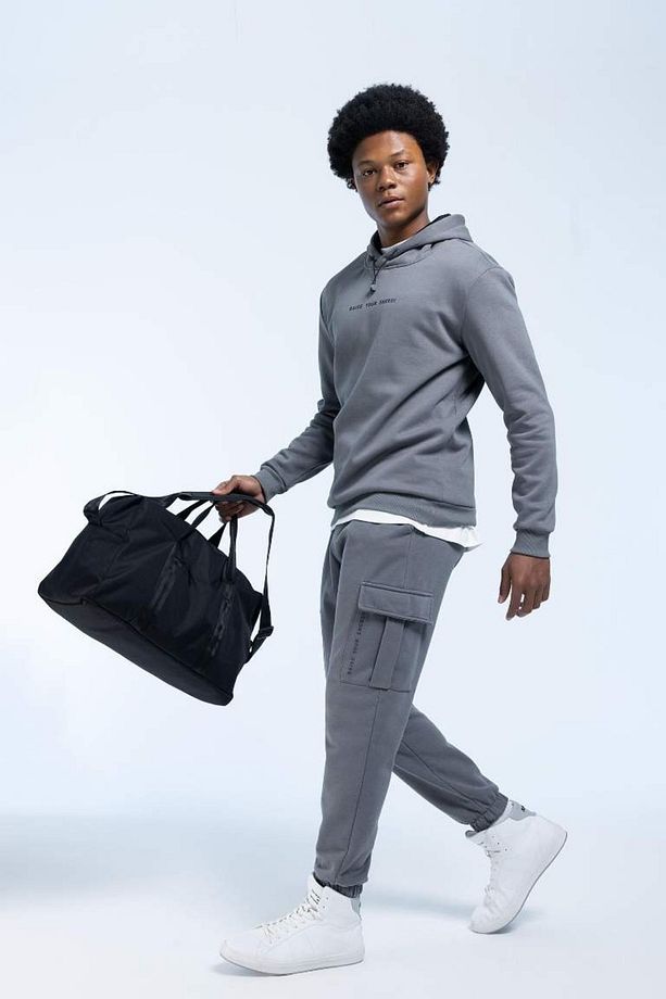 DeFactoFit Standart Fit Kargo Cepli Jogger Eşofman Altı - 1