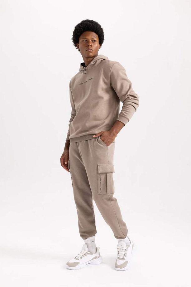 DeFactoFit Standart Fit Kargo Cepli Jogger Eşofman Altı - 5
