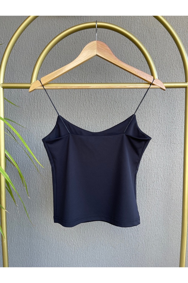 جسم قصير بدون ظهر مع أشرطة رفيعة - 3