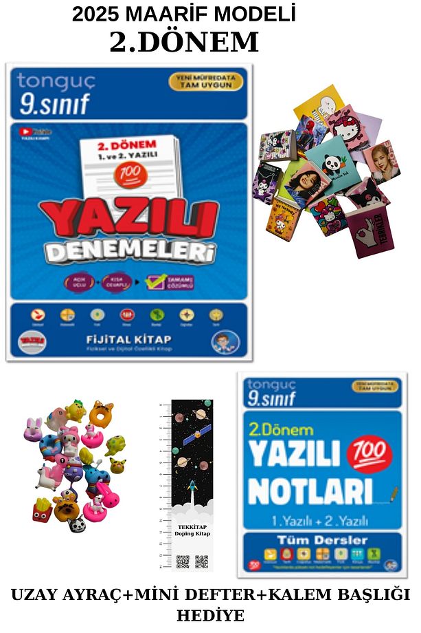 Tonguç 9. Sınıf Yazılı Notları ve Yazılı Denemeleri  2. Dönem 1 ve 2. Yazılı(UZAY A.+MİNİ D.KALEMB.) - 1