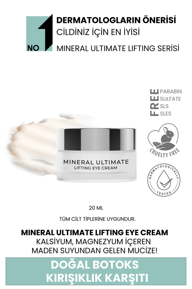 Mineral Ultimate Anti-Wrinkle Botox Effective and Recovery Eye Cream 20ml