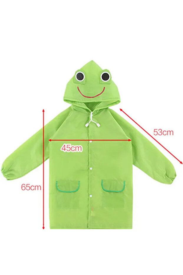 Çocuk Kids Yeşil Yağmurluk