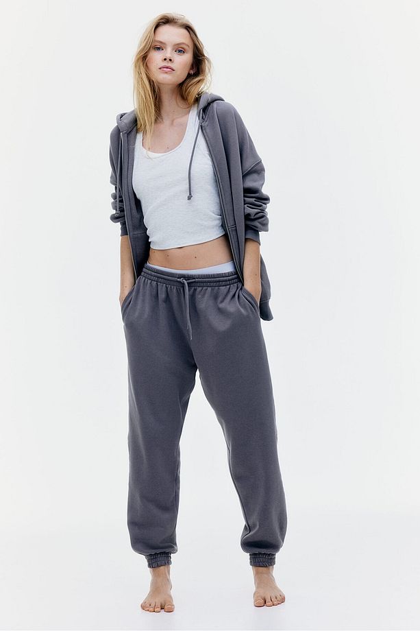 Yüksek Belli Jogger Pantolon - 1