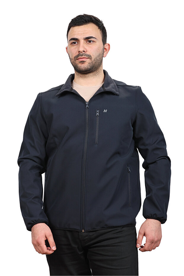 Lacivert Softshell Dikyaka Mont - 7