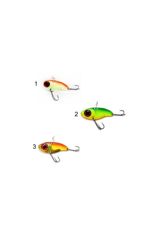 3610 Poppy 3D Metal Vibration 17Gr Jig Artificial Bait