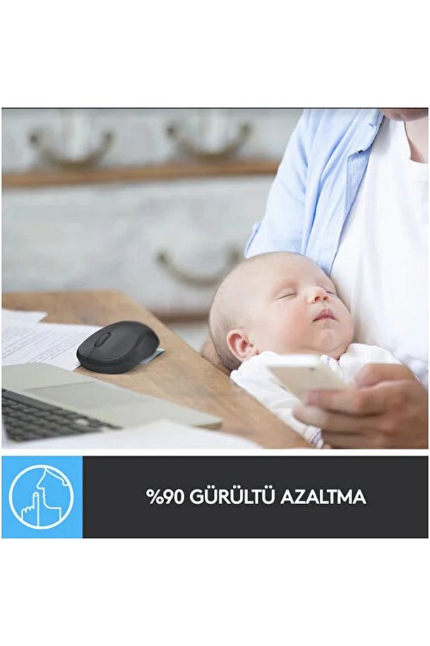 Home M220 Sessiz Kompakt Kablosuz Mouse - Mavi Colors 971895 - 2