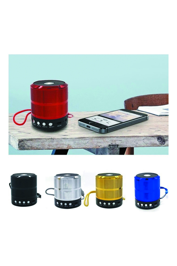 Bluetooth Hoparlör Taşınabilir Kablosuz Mini Ses Bombası - 2