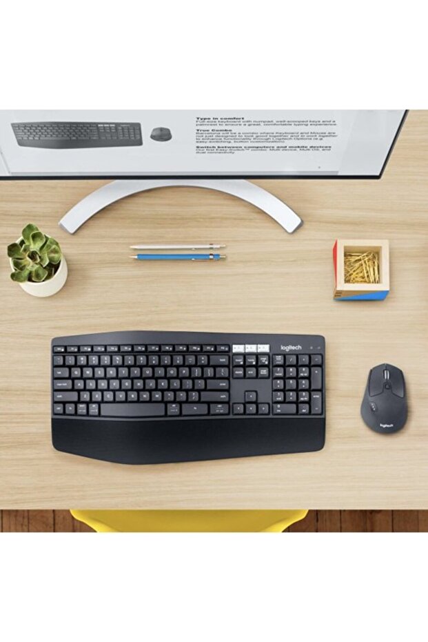 MK850 Performans Kablosuz Türkçe Q Klavye Mouse Seti, Siyah 920-008230 - 7
