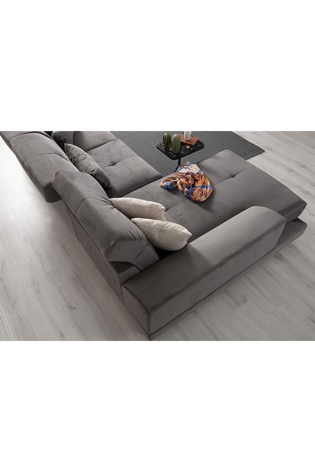 Frido Exclusive Köşe Koltuk, Antrasit, Sol Köşe - 8