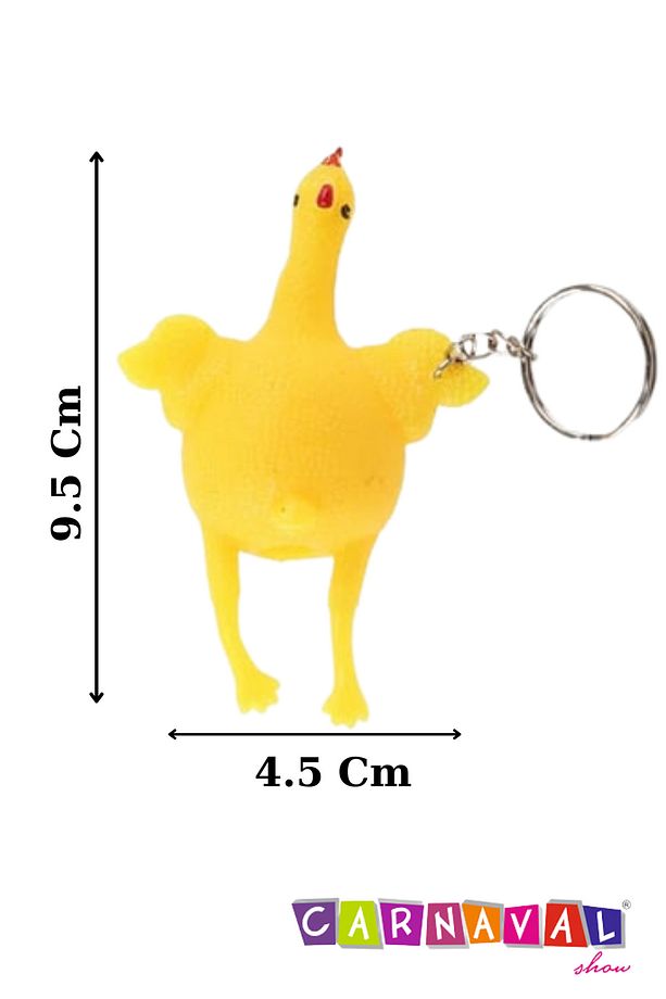 Squishy Yumurtlayan Tavuk Anahtarlık 1 Adet - 7