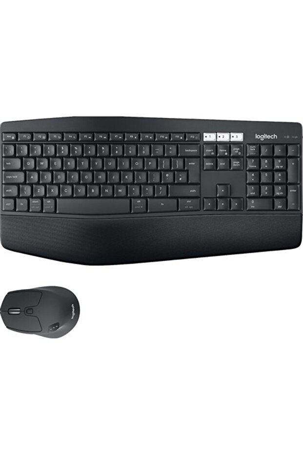 MK850 Performans Kablosuz Türkçe Q Klavye Mouse Seti, Siyah 920-008230 - 1