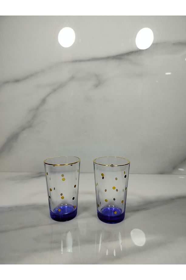 Chapelle - Points Dorés Gold 2 Li Kahve Yanı Bardağı Seti - 100ml - 4