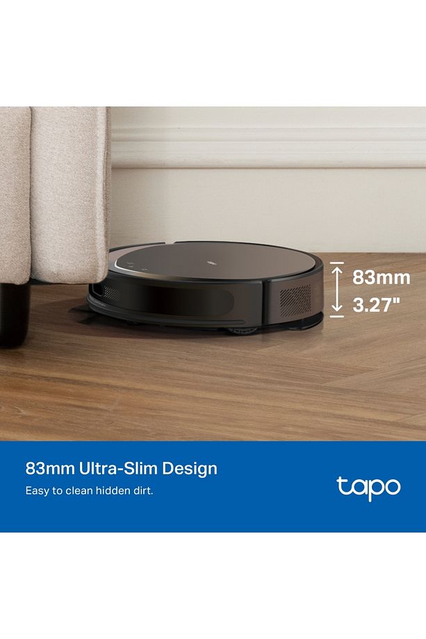 Tapo RV20 Max Plus 83mm Tasarım LİDAR Navigasyon 5300Pa Vakum Boşaltma Ünitesi Robot Süpürge,Paspas - 4