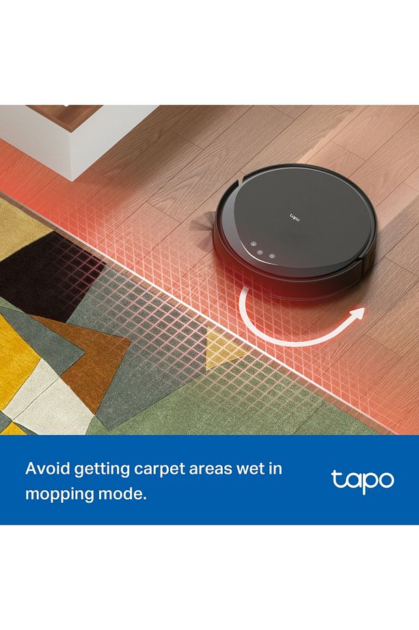 Tapo RV20 Max Plus 83mm Tasarım LİDAR Navigasyon 5300Pa Vakum Boşaltma Ünitesi Robot Süpürge,Paspas - 7