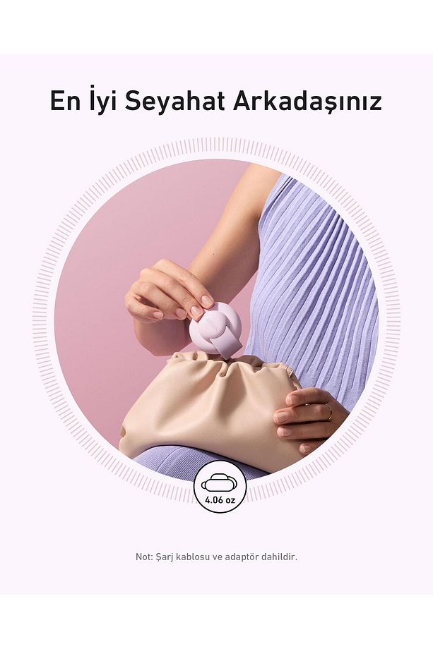 Maggo 3in1 Kablosuz Katlanır Şarj - Pembe - B25m8 - 6