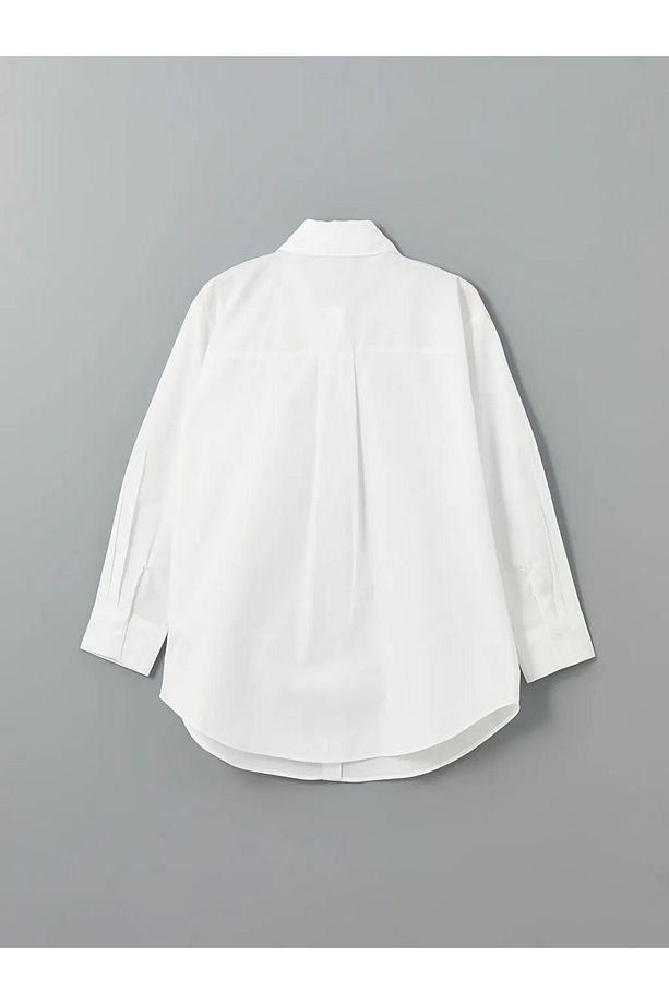 LCW Modest Siyah Poplin Kadın Gömlek Tunik - 2