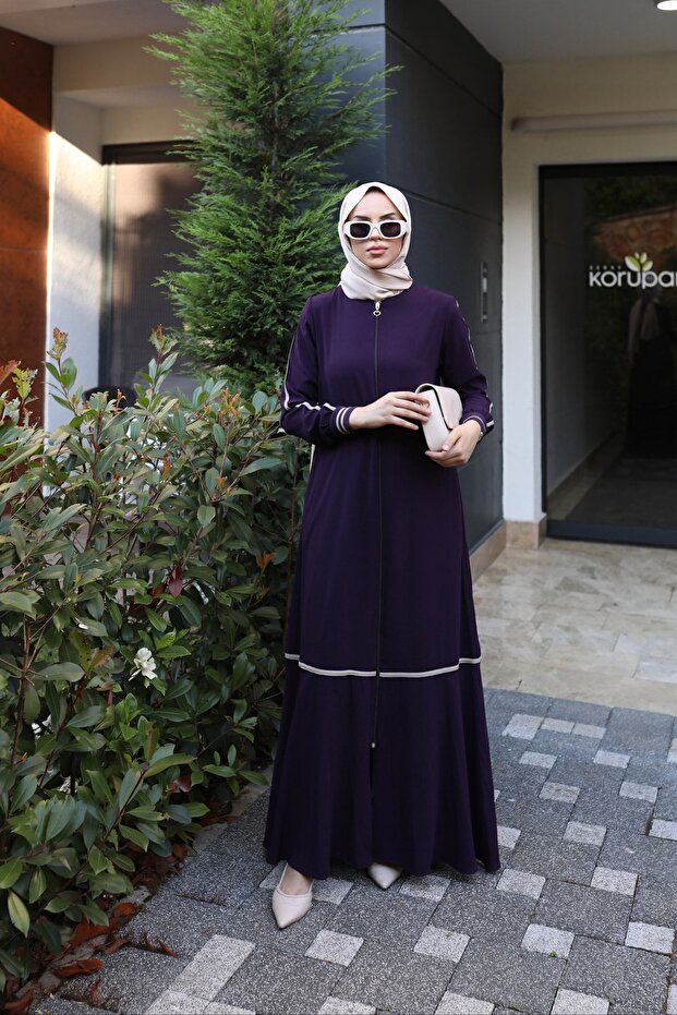 عباءة رياضية مضلعة للنساء