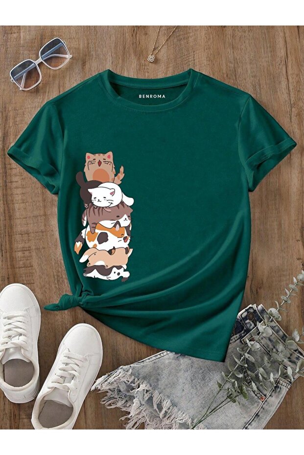 Children's T-Shirt with Comic Character Print