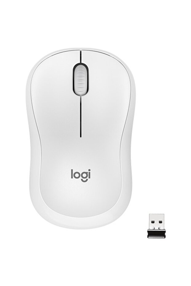 M221 Sessiz Kompakt Kablosuz Mouse Beyaz 910-006511 - 1
