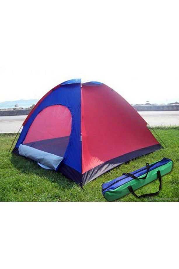 4 Kişilik Kamp Çadırı 200*200*135 Cm Kolay Kurulumlu 4 Kişilik Çadır - 3