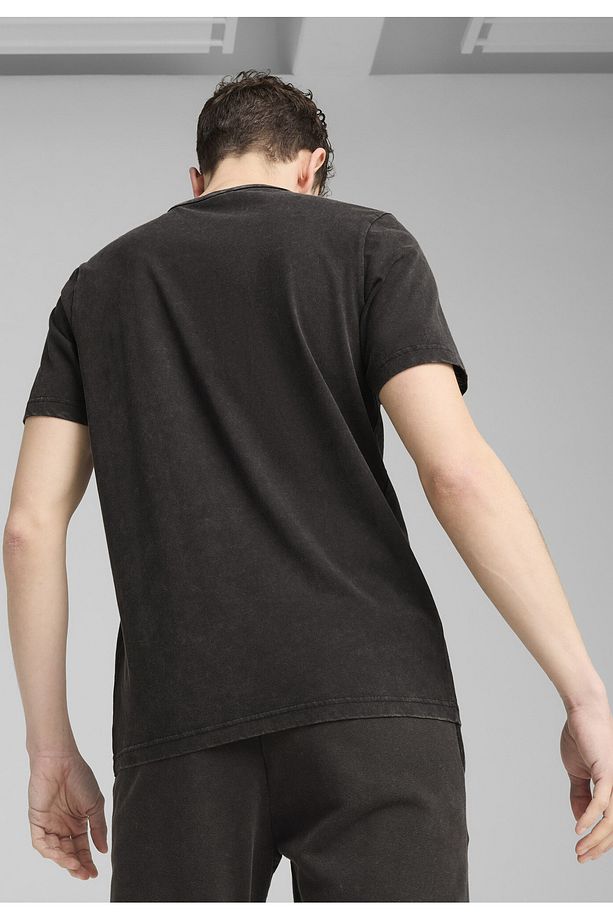 CLASS Washed Tee Siyah Erkek Kısa Kol T-Shirt - 3