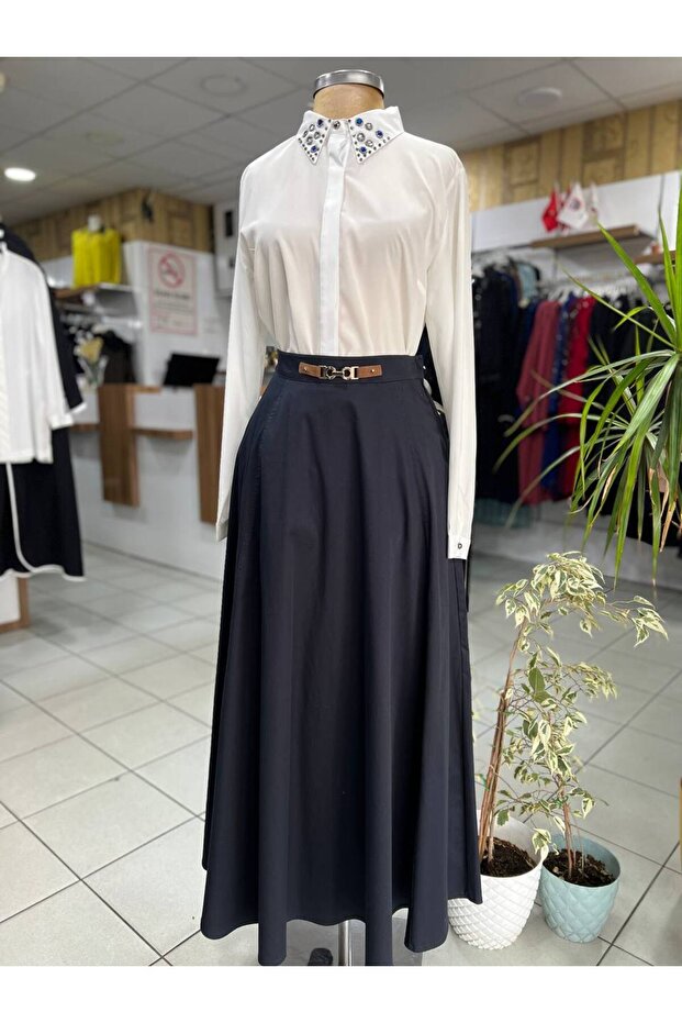 Parçalı Kloş Etek - 3