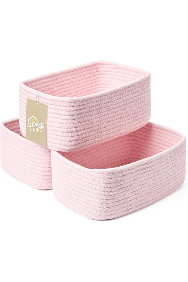 3-Piece Basket Set, Organizer Basket Set, Organizer, Bohemian Basket Set, Gift Household Item,