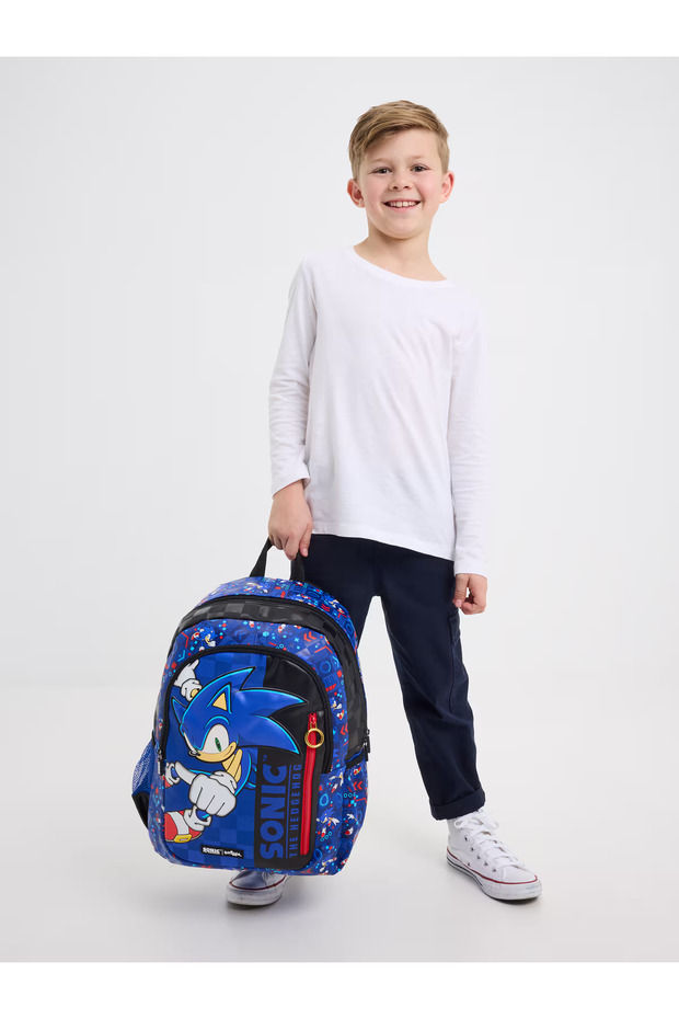 حقيبة ظهر سونيك مكونة من 3 أقسام بسحاب - 5