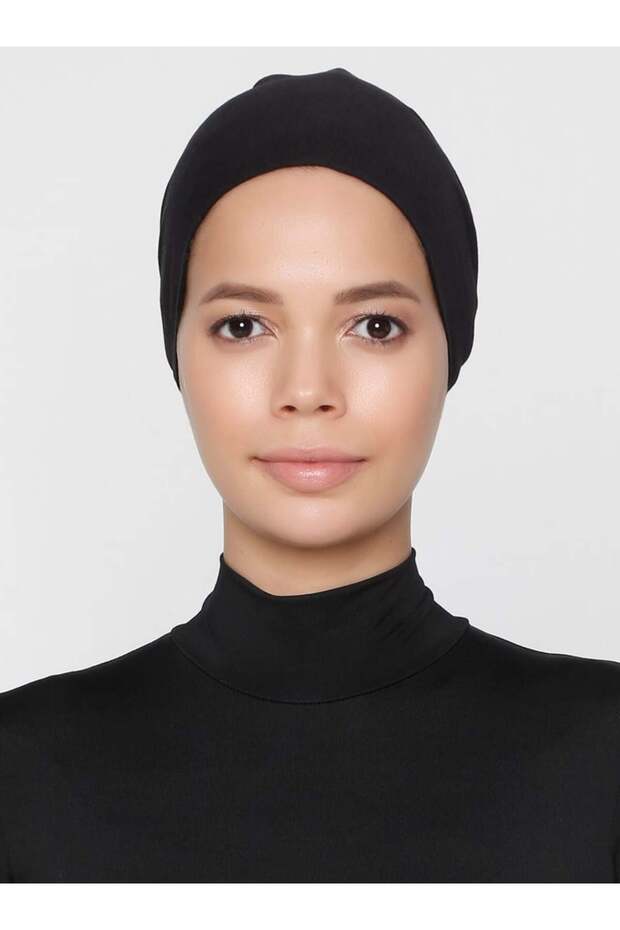 بونيه كبير الحجم برباط - رمادي غامق -